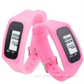 Silicone Sports LCD Bracelet Pedometer